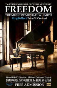 RipplAffect Benefit Concert Freedom Poster 2023